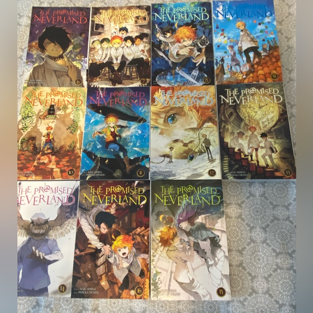 The promised Neverland series, volume 6-16